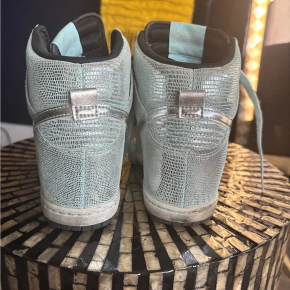 Nike Dunk Sky High QS - Disco Ball Glacier Sneakers - Picture 4 of 7